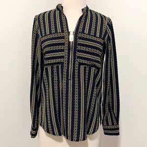 Michael Kors NWT Size Small Chain Print Blouse